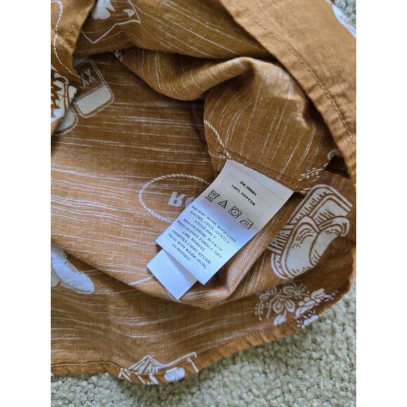 Pendleton Shoreline Cotton Western Rodeo Cowboy Skull Button Front Shirt XXL - Picture 5 of 5